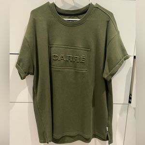 CARRE NWOTXL green t shirt